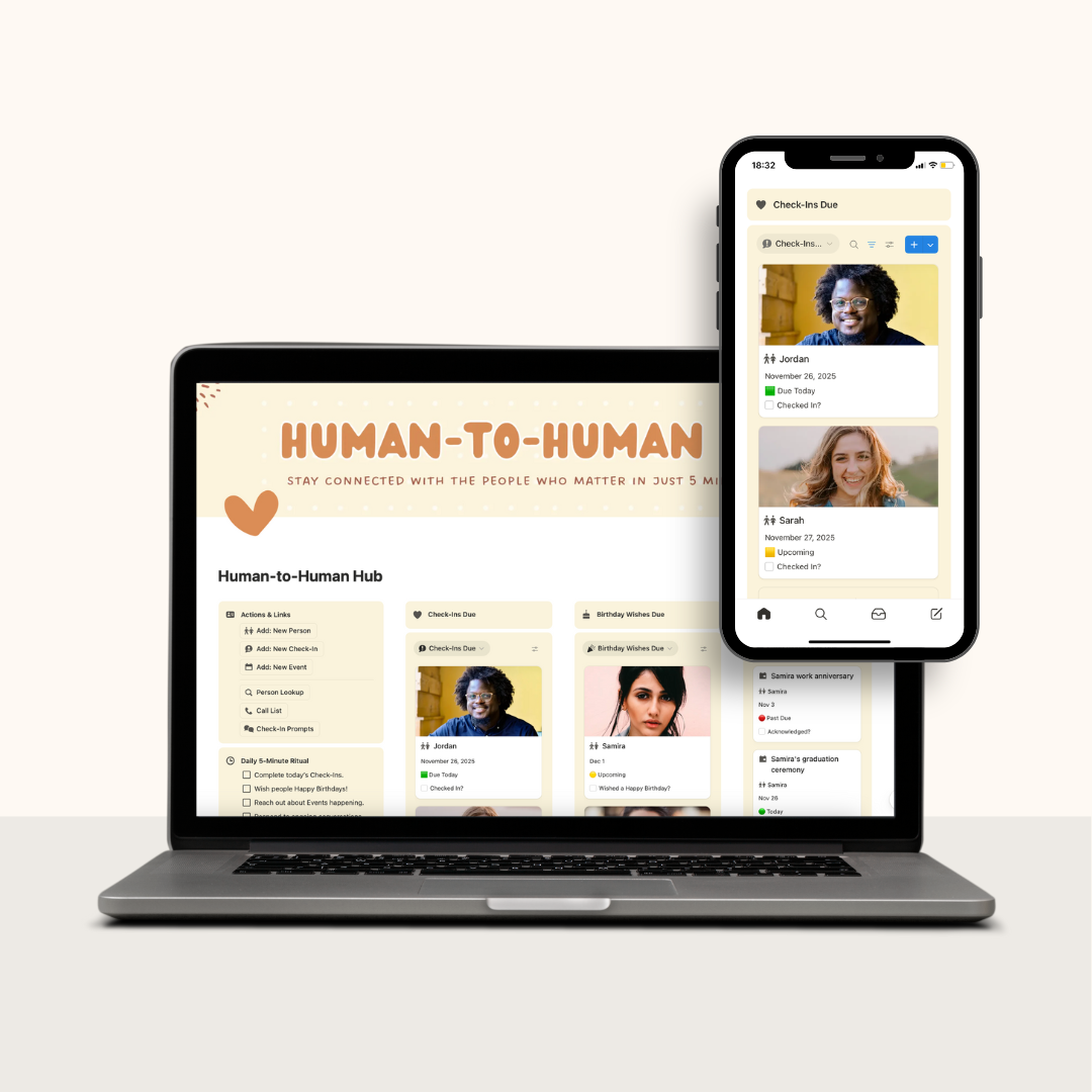 Notion Dashboard Template Preview