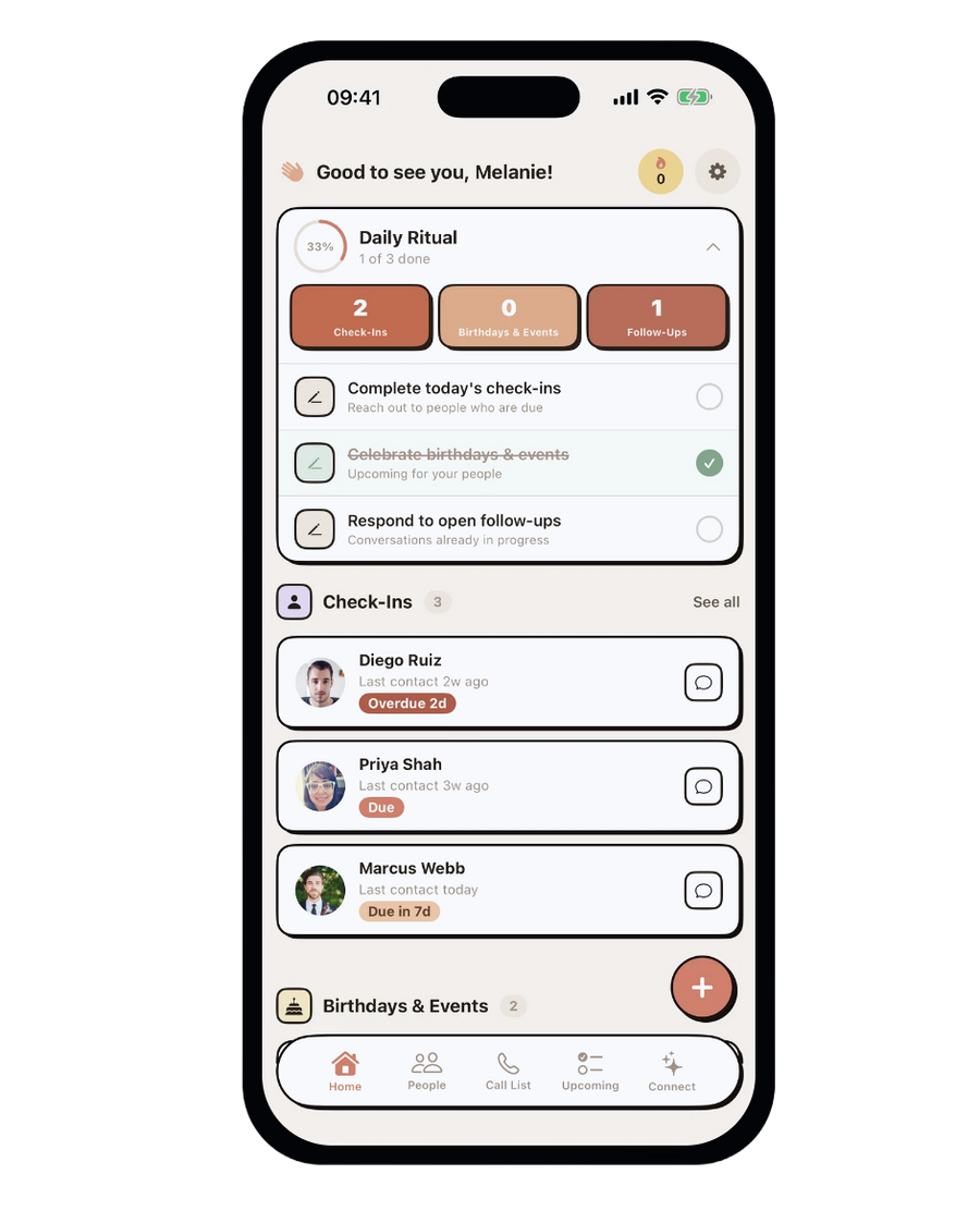 Human Hub app screenshot